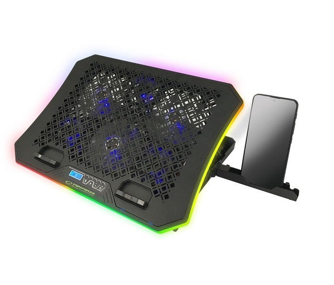 Esperanza GALERNE laptop cooling pad 48.3 cm (19") 2100 RPM Black