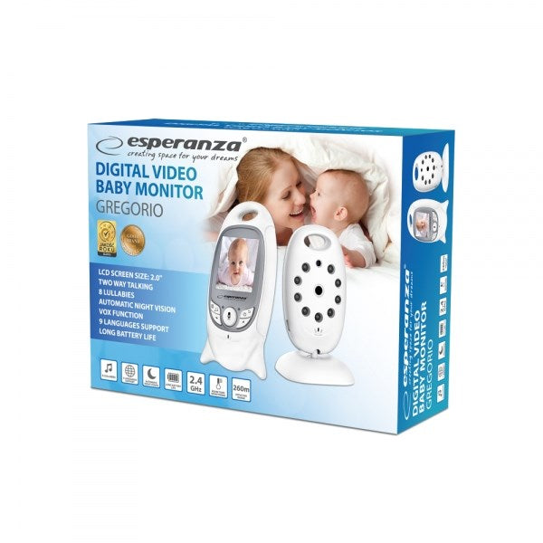 Esperanza EHM001 video baby monitor 260 m White