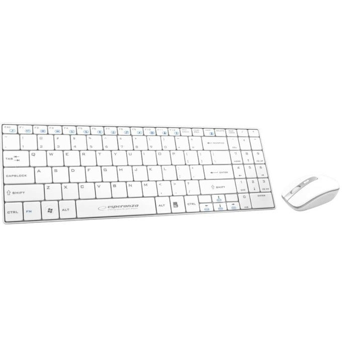 Esperanza Wireless Keyboard+Mouse Liberty White