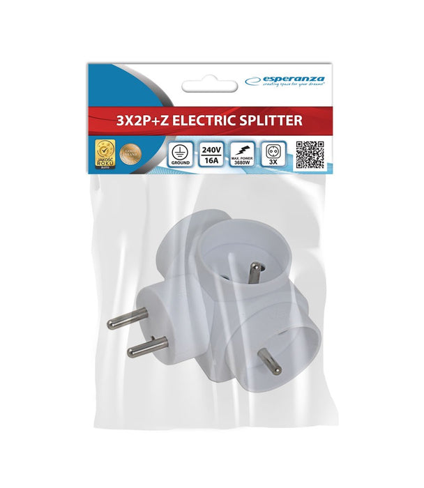 Esperanza ELK302W Electrical Splitter 3 sockets White