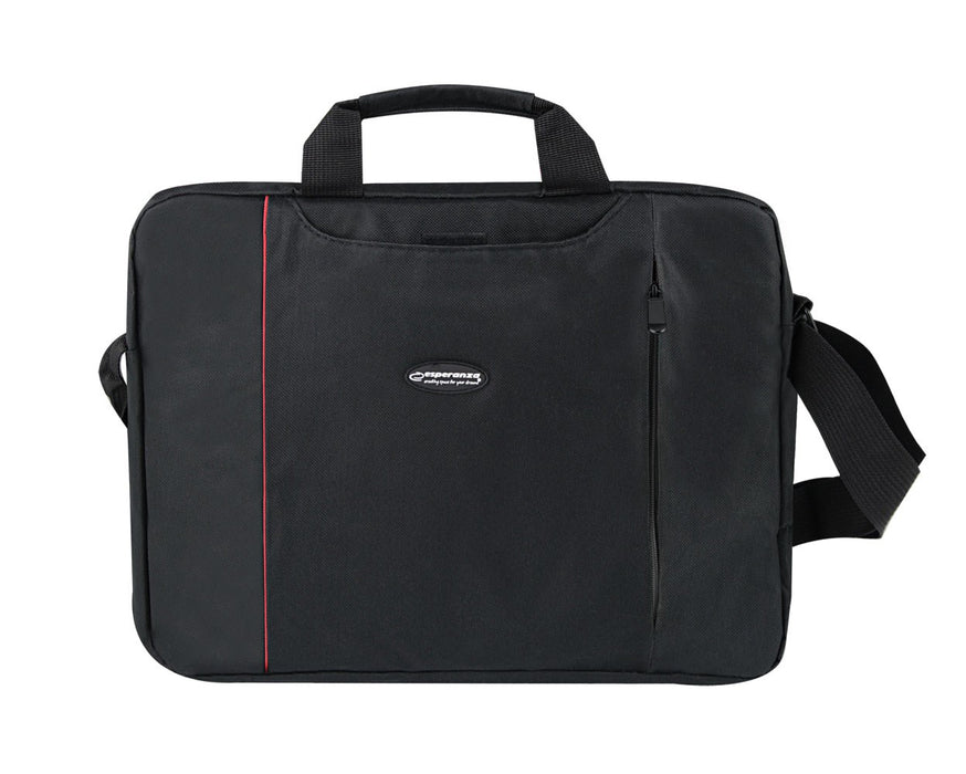 Esperanza SALERNO 39.6 cm (15.6") Toploader bag Black, Red