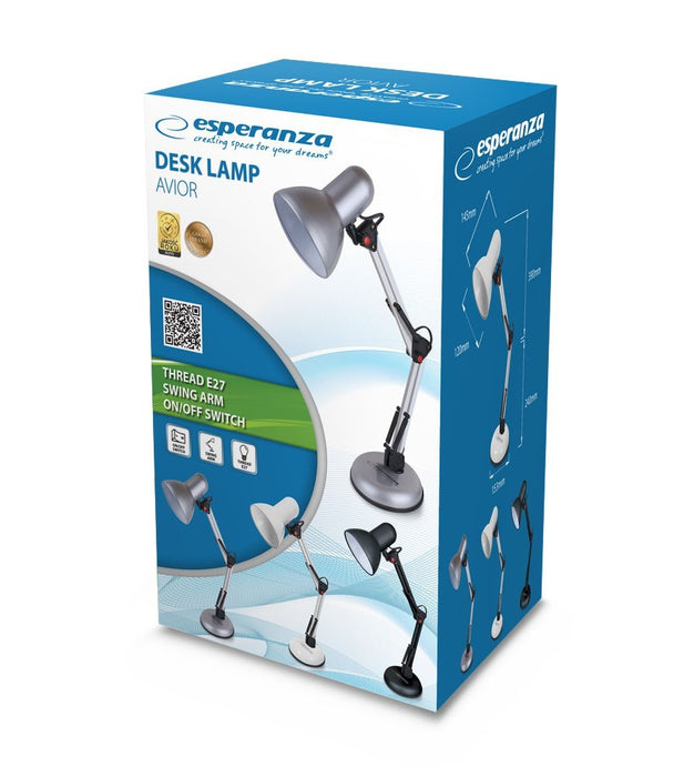 Esperanza AVIOR table lamp E27 12 W LED Black