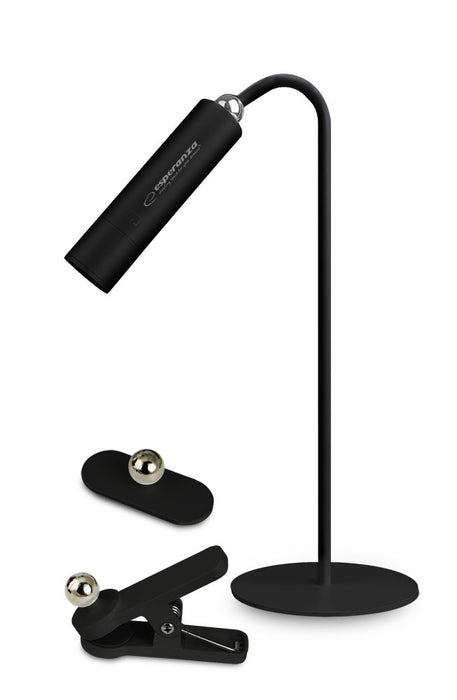 Esperanza ELD118K LED desk lamp 3in1 Black