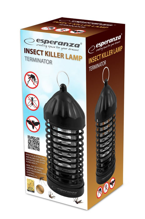 Esperanza EHQ005 ELECTRIC INSECT UV LAMP Black