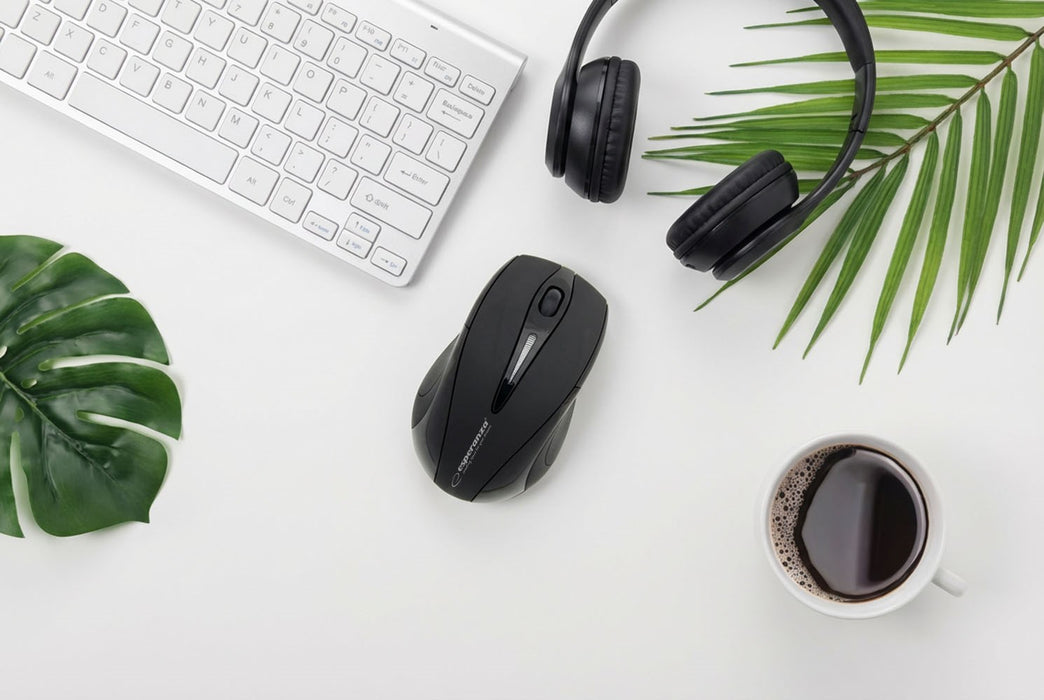 Esperanza EM101K mouse Ambidextrous RF Wireless Optical 1000 DPI