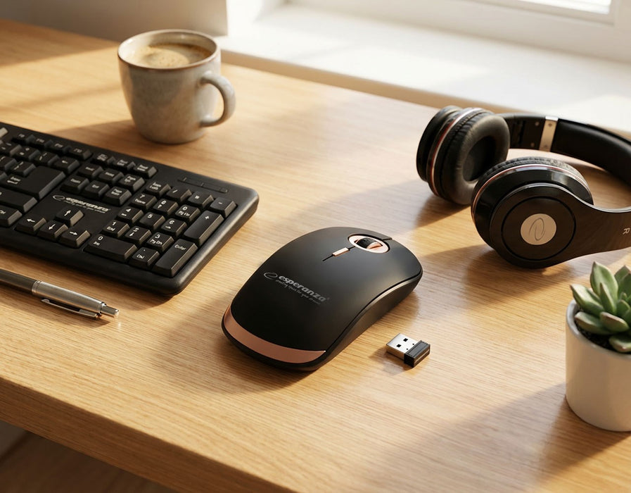Esperanza EM127 Mouse RF Wireless Optical 1600 DPI Black