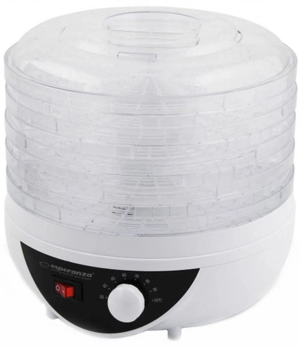 Esperanza EKD002 food dehydrator Black,Transparent,White 250 W