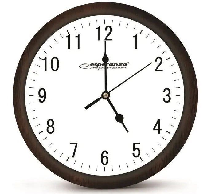Esperanza Los Angeles Mechanical clock Round Black, White