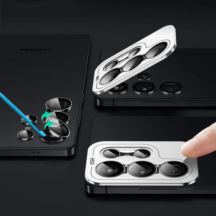 ESR Armorite Camera Cover for Samsung Galaxy S25 Ultra - Black - Cell phone tempered glass<<<HurtelXML