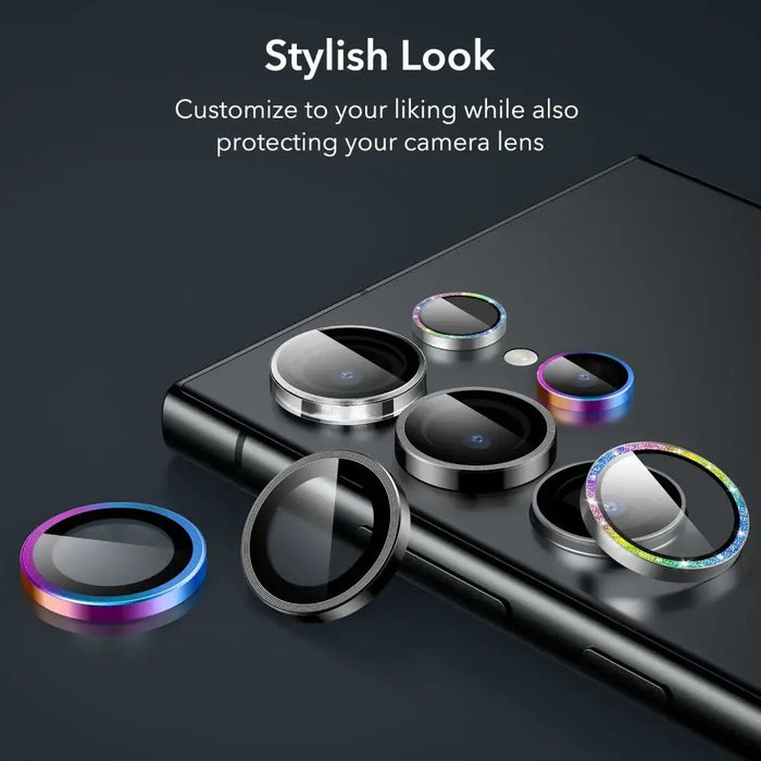 ESR Armorite Galaxy S24 Ultra lens protection glass (black) - For smartphones<<<Tempered glass and screen