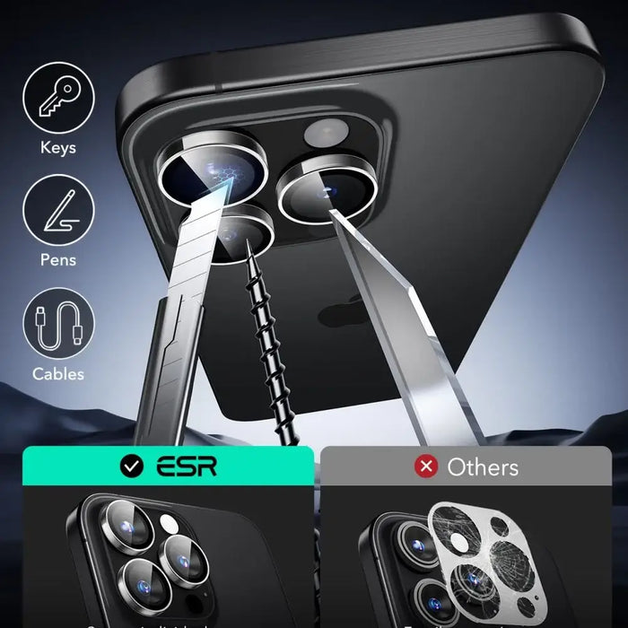 ESR Armorite Tempered Glass for iPhone 16 Pro / 16 Pro Max Camera - Cell phone tempered glass<<<HurtelXML