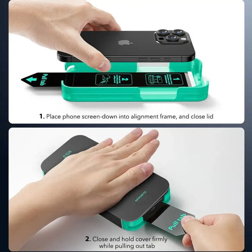 ESR Armorite Tempered Glass for iPhone 16 Pro Max - with Black Frame - Cell phone tempered glass<<<HurtelXML