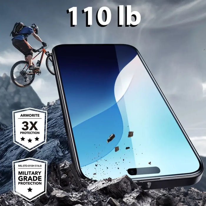 ESR Armorite Tempered Glass for iPhone 16 Pro Max - with Black Frame - Cell phone tempered glass<<<HurtelXML