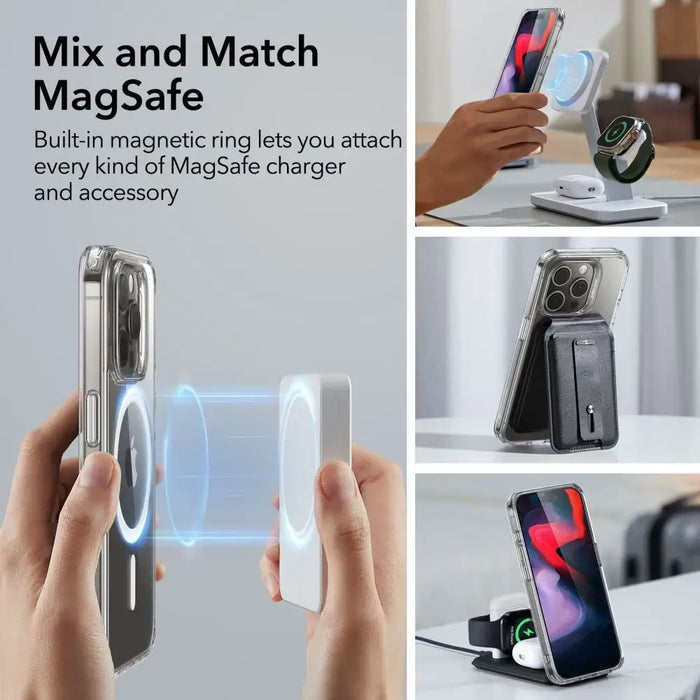 ESR Classic Hybrid Case for iPhone 15 Pro Max (transparent) - Protective cases for smartphones<<<Cases<<<GSM