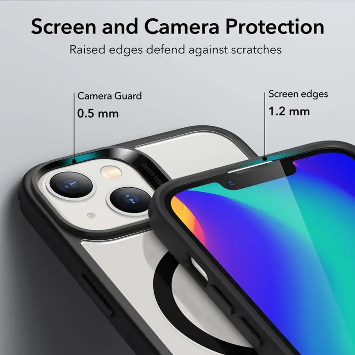 ESR Classic Hybrid Halolock Case with MagSafe for iPhone 14 Plus - Clear/Black - Cell phone cases and covers<<<HurtelXML