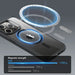 ESR Classic Hybrid Halolock MagSafe Case for iPhone 15 Pro Max - Clear Black - Cell phone cases and covers<<<HurtelXML