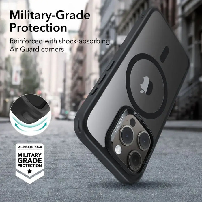 ESR Classic Hybrid Halolock MagSafe Case for iPhone 15 Pro Max - Clear Black - Cell phone cases and covers<<<HurtelXML