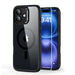 ESR Classic Hybrid Halolock MagSafe Case Set + Tempered Glass for iPhone 16 - Clear with Black Frame - Cell phone cases