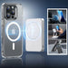 ESR Classic Hybrid Halolock MagSafe Case + Tempered Glass for iPhone 16 Pro - Semi-Transparent - Cell phone cases