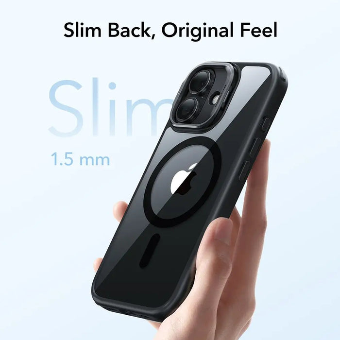 ESR Classic Hybrid Kickstand MagSafe Case for iPhone 17 - Clear Black - Cell phone cases and covers<<<HurtelXML