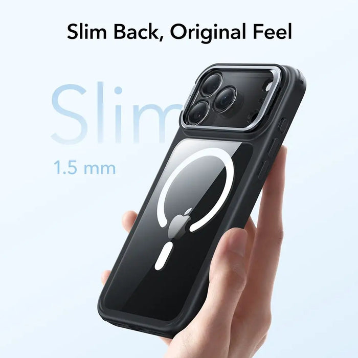 ESR Classic Hybrid Kickstand MagSafe Case for iPhone 17 Pro - Clear Black - Cell phone cases and covers<<<HurtelXML
