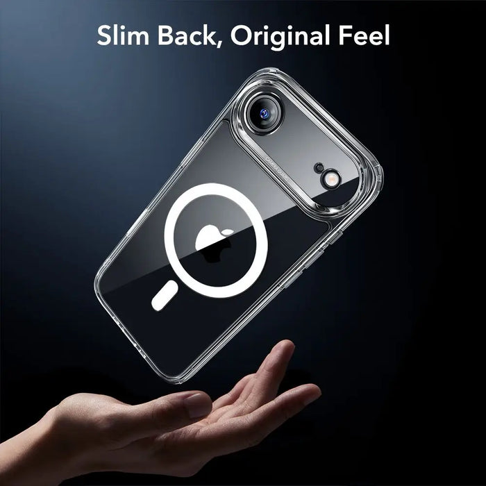 ESR Classic Hybrid MagSafe + Tempered Glass Set for iPhone 17 Air - Clear - Cell phone tempered glass<<<HurtelXML