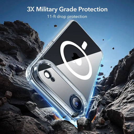 ESR Classic Hybrid MagSafe + Tempered Glass Set for iPhone 17 Air - Clear - Cell phone tempered glass<<<HurtelXML