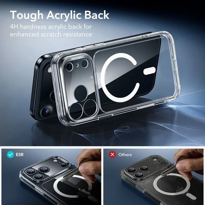 ESR Classic Hybrid MagSafe + Tempered Glass Set for iPhone 17 Pro - Clear - Cell phone tempered glass<<<HurtelXML