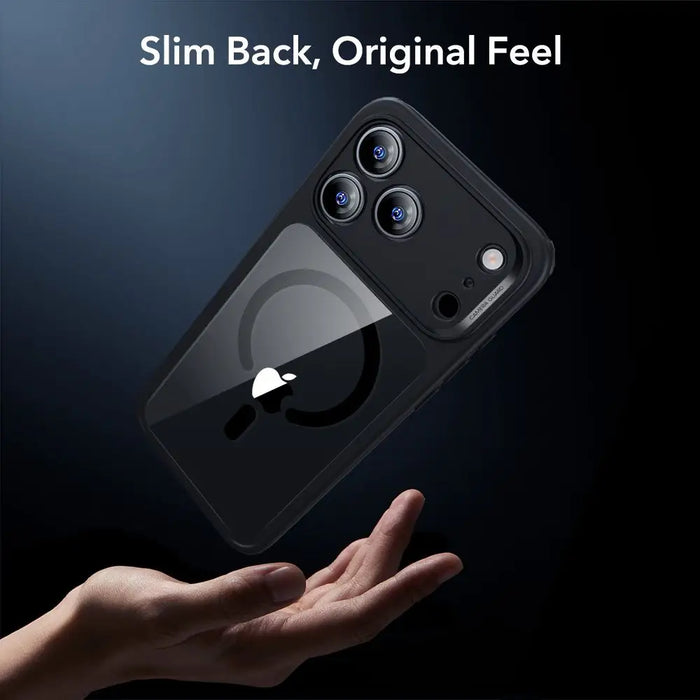 ESR Classic Hybrid MagSafe + Tempered Glass Set for iPhone 17 Pro - Clear Black - Cell phone tempered glass<<<HurtelXML