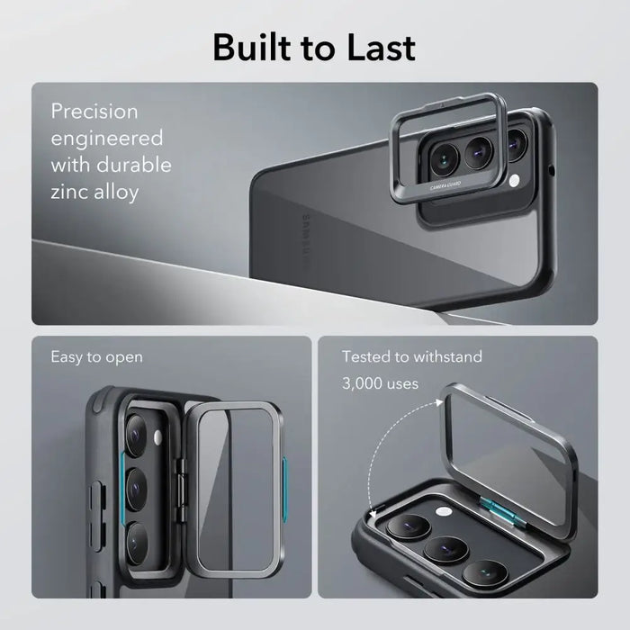ESR Classic Kickstand Case for Samsung Galaxy S23+ - Clear Black - Cell phone cases and covers<<<HurtelXML