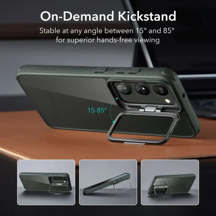 ESR Classic Kickstand Case for Samsung Galaxy S23+ - Clear Green - Cell phone cases and covers<<<HurtelXML