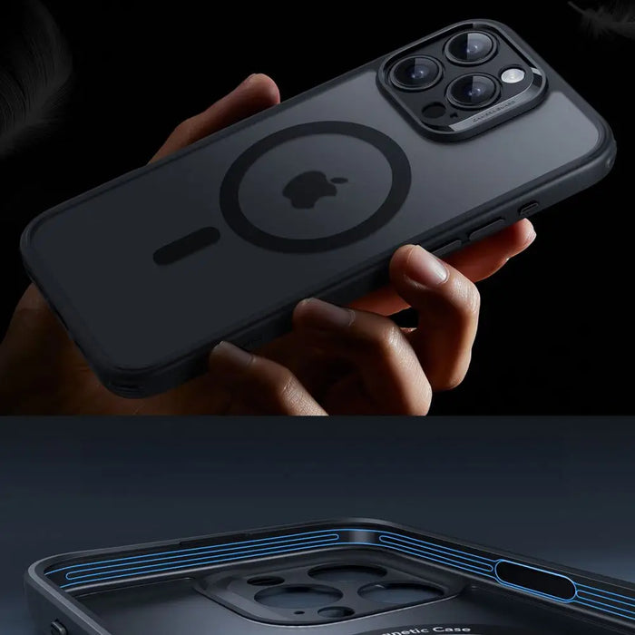 ESR Classic Pro Set Halolock MagSafe case for iPhone 16 Pro - black - Cell phone cases and covers<<<HurtelXML