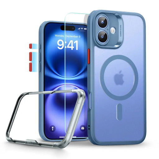 ESR Classic Pro Set Halolock MagSafe case for iPhone 16 - blue - Cell phone cases and covers<<<HurtelXML