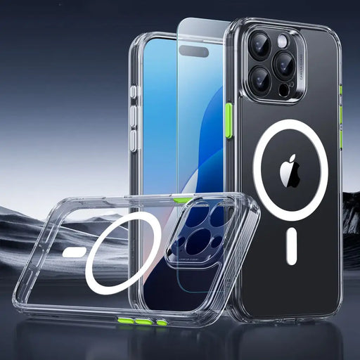 ESR Classic Pro Set Halolock MagSafe Case for iPhone 16 Pro - Clear - Cell phone cases and covers<<<HurtelXML