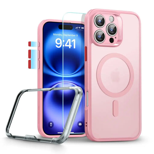 ESR Classic Pro Set Halolock MagSafe Case for iPhone 16 Pro Max - Pink - Cell phone cases and covers<<<HurtelXML