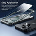 ESR Classic Pro Set Halolock MagSafe Case + Glass for Display and Camera for iPhone 15 - Black - Cell phone cases