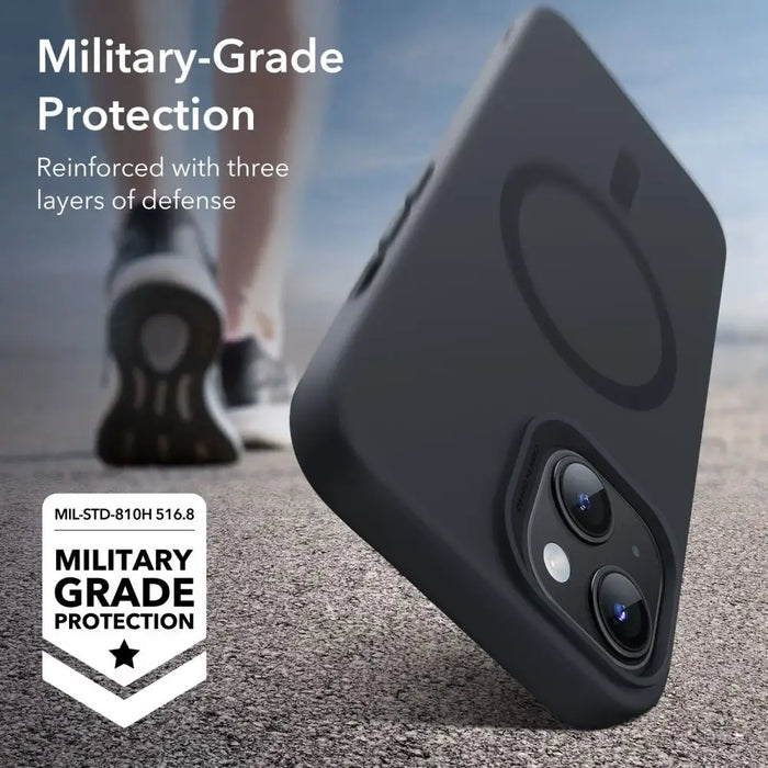 ESR Cloud Halolock MagSafe iPhone 15 Plus Case - Black - Cell phone cases and covers<<<HurtelXML