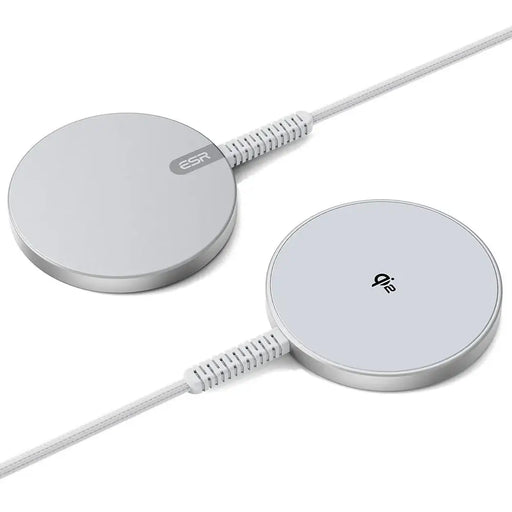 ESR Qi2 mini wireless charger (HaloLock)(silver) - Wireless chargers<<<Chargers<<<GSM Accessories<<<InnproXML&&&Cell