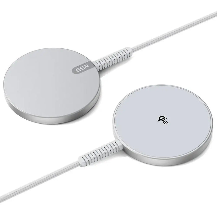 ESR Qi2 mini wireless charger (HaloLock)(silver) - Wireless chargers<<<Chargers<<<GSM Accessories<<<InnproXML&&&Cell