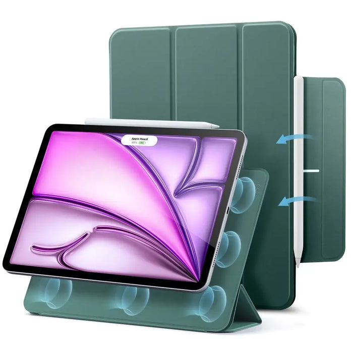 ESR Rebound Magnetic Case for iPad Pro 12.9” 2020 / 2021 / 2022 / iPad Air 13” 2024 / 2025 - Green - Cell phone cases