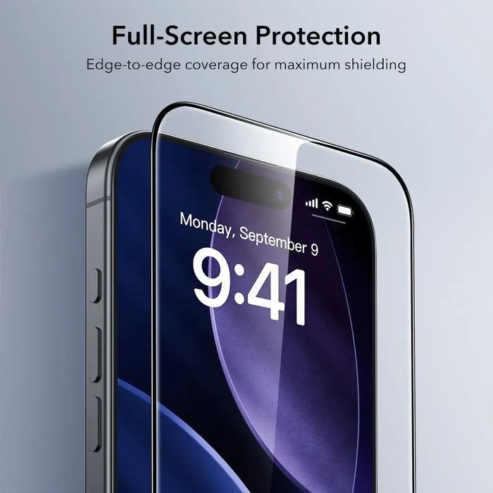 ESR UltraFit Tempered Glass 2-pack for iPhone 17 Pro Max - transparent - Cell phone tempered glass<<<HurtelXML