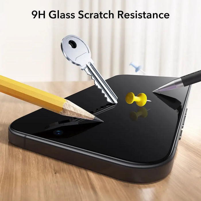 ESR UltraFit Tempered Glass 2-pack for iPhone 17 Pro - transparent - Cell phone tempered glass<<<HurtelXML