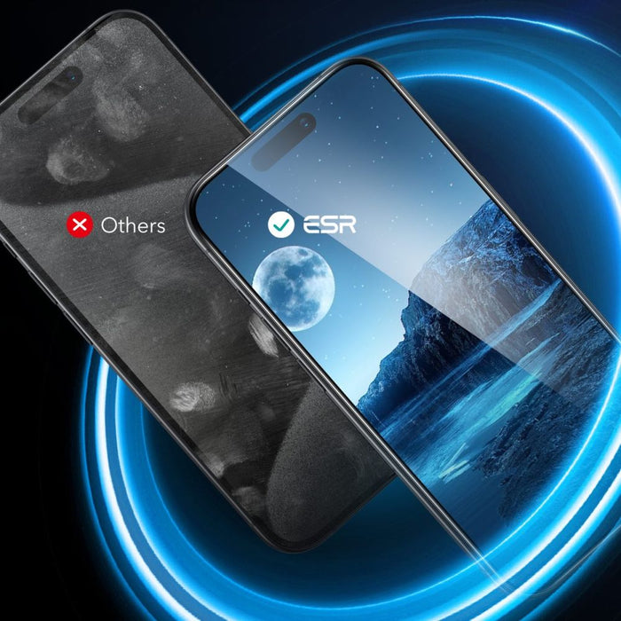 ESR Tempered Glass 2-PACK for iPhone 16 - transparent