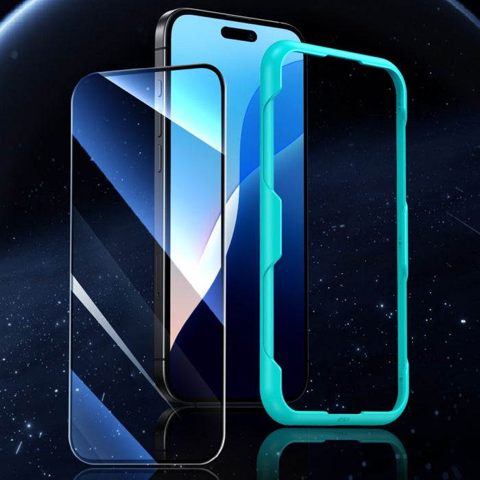 ESR Tempered Glass 2-PACK for iPhone 16 - transparent