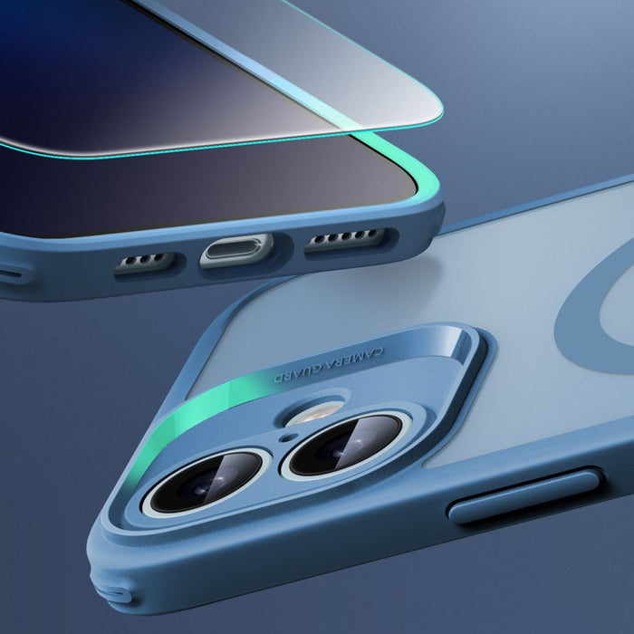 ESR Classic Pro Set Halolock MagSafe case for iPhone 16 - blue