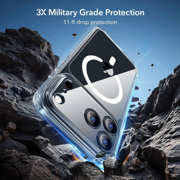 ESR Classic Hybrid MagSafe + Tempered Glass Set for iPhone 17 Pro - Clear