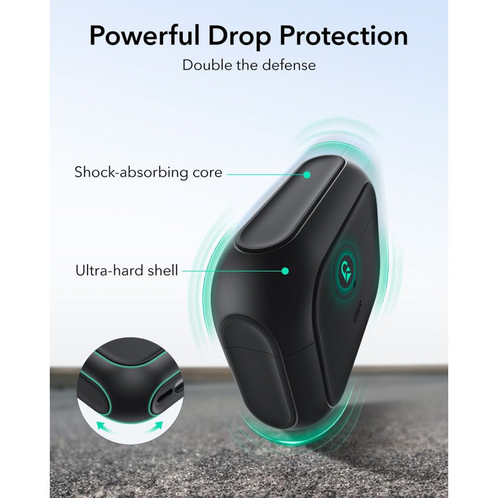 ESR Orbit HaloLock MagSafe case for AirPods Pro 3 - black