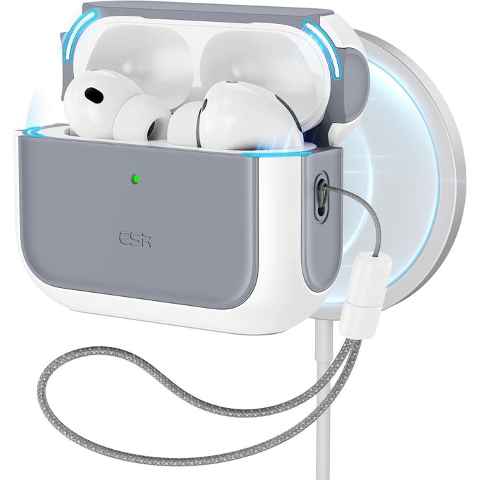 ESR Orbit HaloLock MagSafe case for AirPods Pro 3 - white