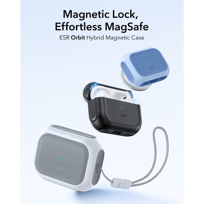 ESR Orbit HaloLock MagSafe case for AirPods Pro 3 - white