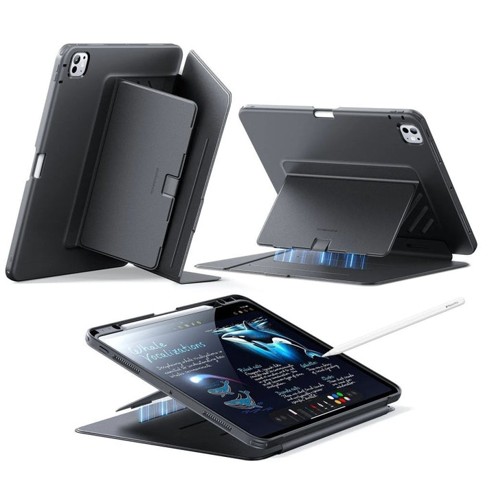 ESR Flip Hybrid Case for iPad Pro 11” 5 / 6 / 2024-2025 - Black